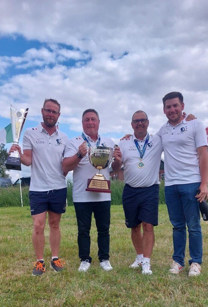Les membres du SPP87 lors du championnat international d'Europe de pêche sportive 2024