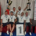 Podium avec le SPP87 vainqueur du Championnat du Monde des Clubs 2024 en Slovénié