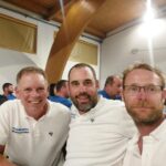Stephane Pottelet, Felix Poche et Sébastien Flamant lors de la cérémonie de clôture du Championnat du Monde des Clubs 2024 en Slovénié